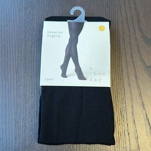 A New Day Black Sweater Tights Small/Medium